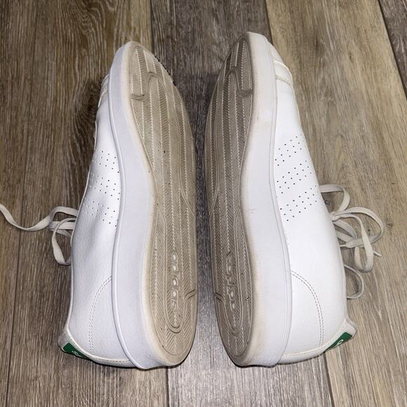 Adidas Mens US Size 13 Cloudfoam Advantage AW3914 White Leather Sneaker Shoes - Picture 9 of 11